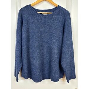 Thread & Supply Nannie Sweater Denim Blue XXLP Short Story New With Tags